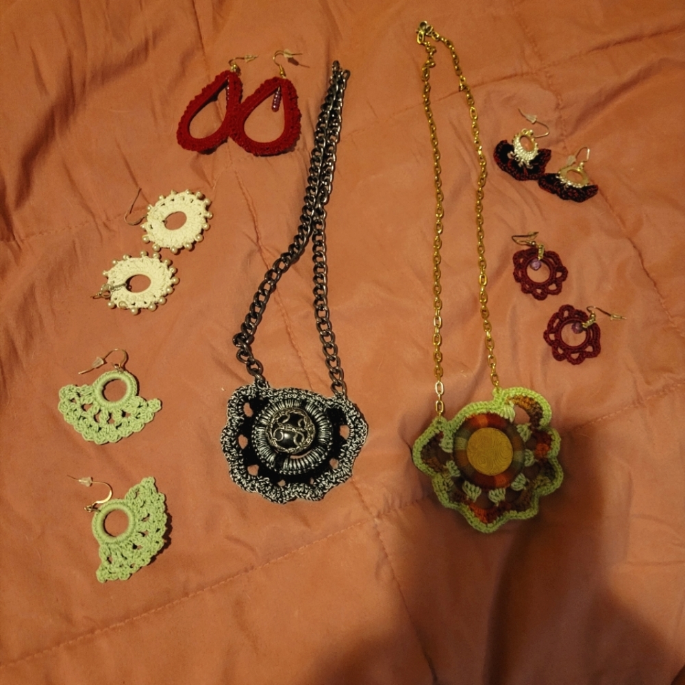 Handmade jewelry lot